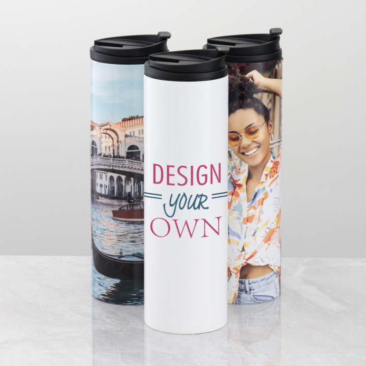 Stainless Steel Travel Coffee Mug - 20 Oz. - Personalization Available