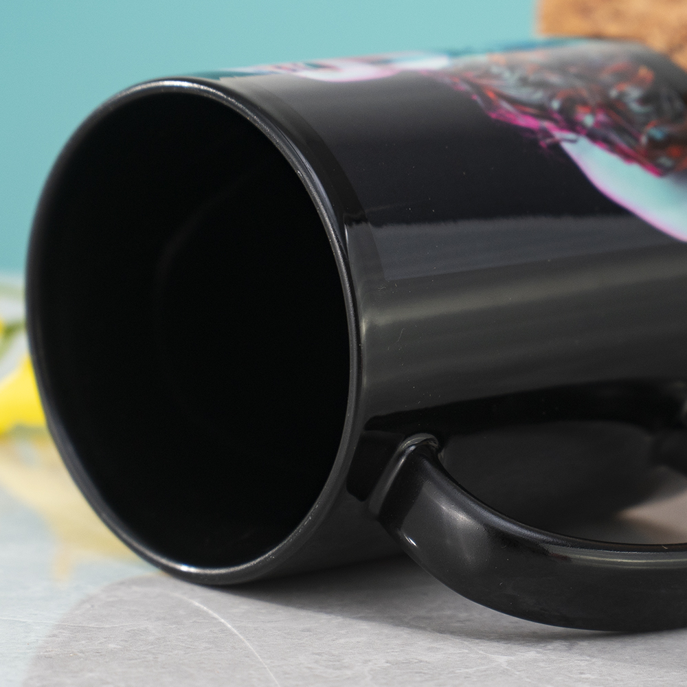 11 oz Custom Black Coffee Mug | Personalized 11 oz Coffee Mug | VivoPrint