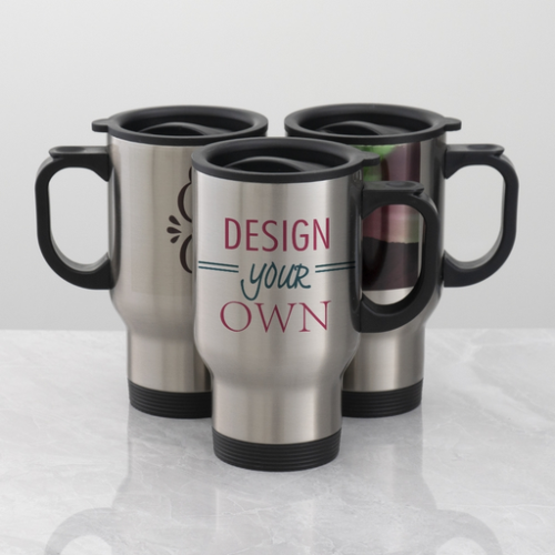 Personalized 14 oz Thermal Decal Travel Mugs
