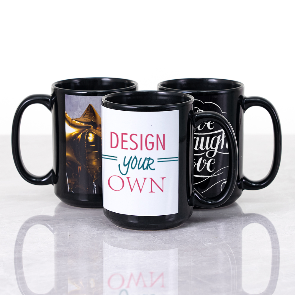 Premium black square mug in Unique and Trendy Designs 