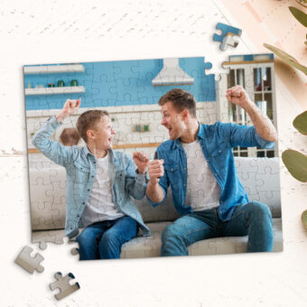 Father's day_110 Piece Jigsaw Puzzles with Tin Box