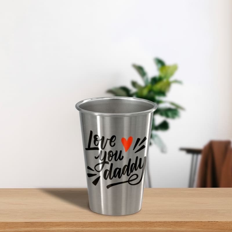 Father's day_16 oz Stainless Steel Pint Glass