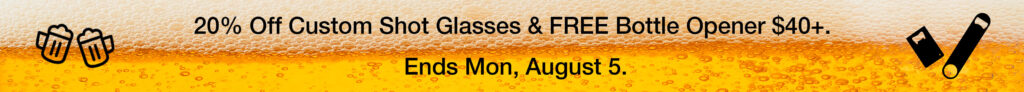 2024 beer day banner shot glass mobile
