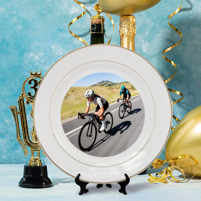 Olympic Games_Plate with Gold Trim