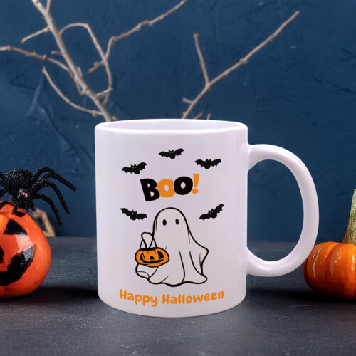 11 oz Boo Happy Halloween Mug 3