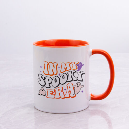 In My Spooky Era Halloween Orange Color Mug 1