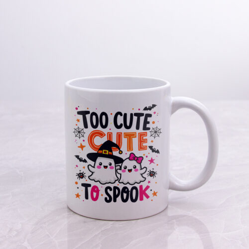 too cute to spook halloween mugs 1