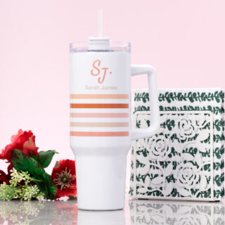 40 oz Stainless Steel Insulated Travel Mug-white-2